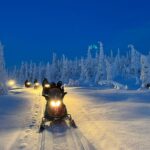 Motos de nieve en Laponia
